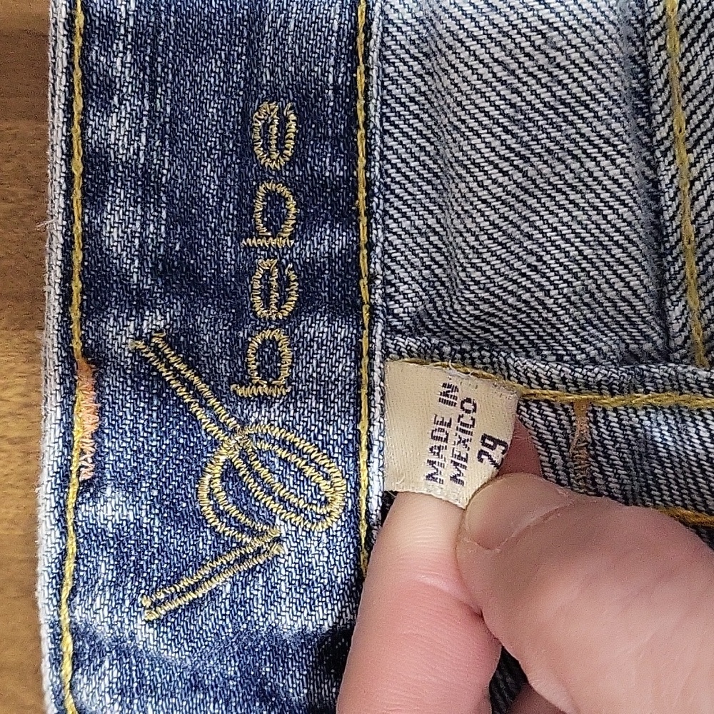 bebe Light Blue Boot Cut Jeans - Picture 2 of 7